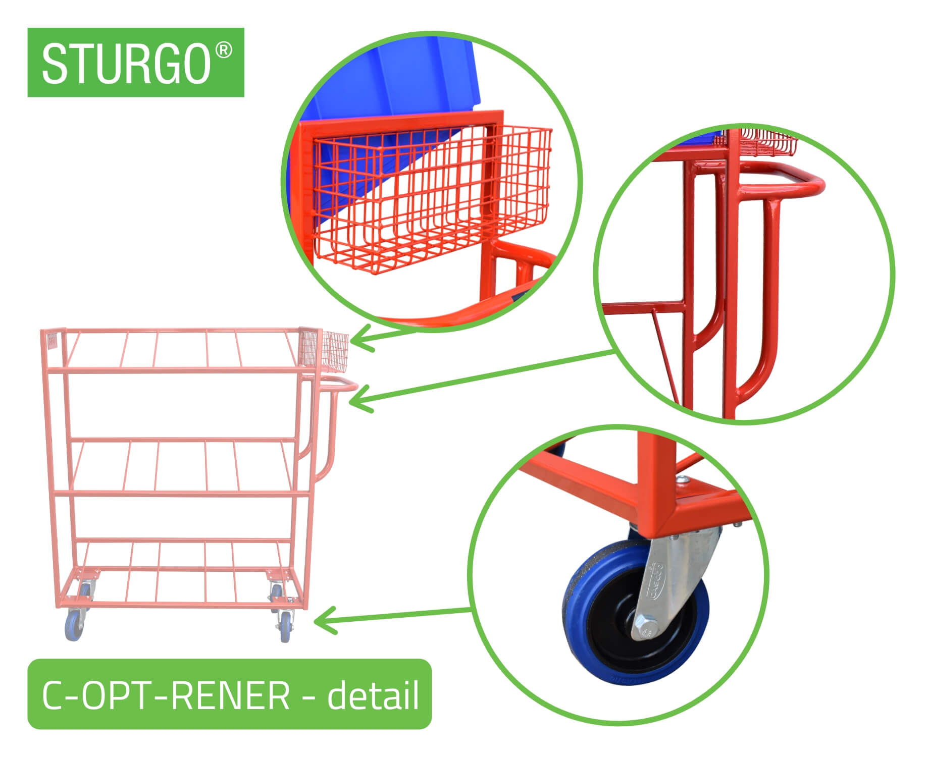 Custom Order Picking Trolley