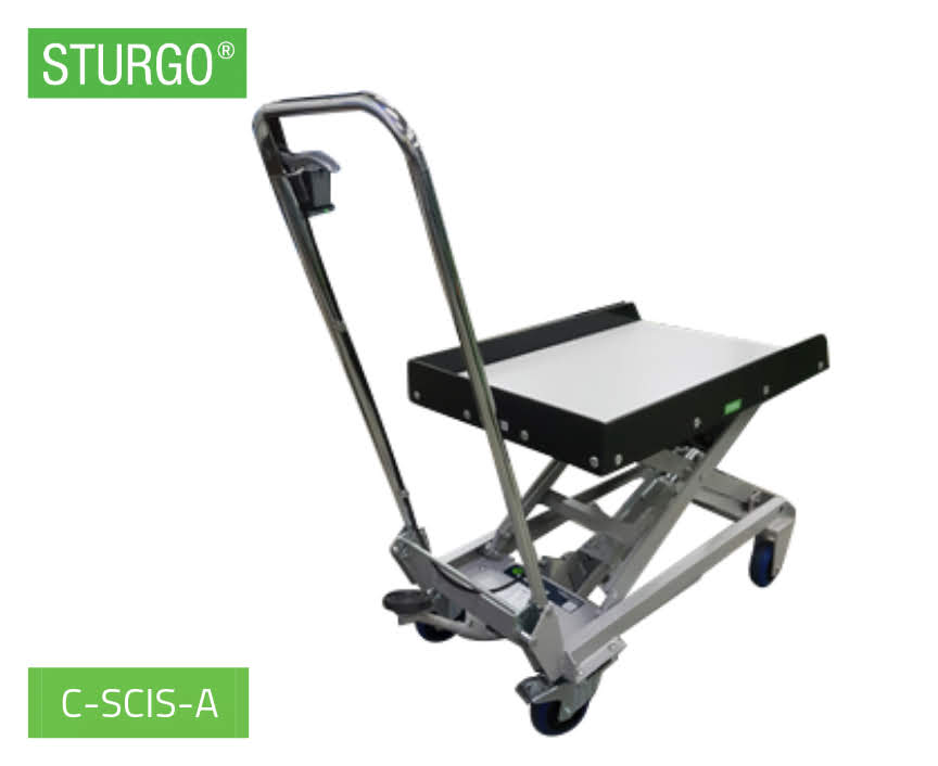 Custom Aluminium Scissor Lift Trolley