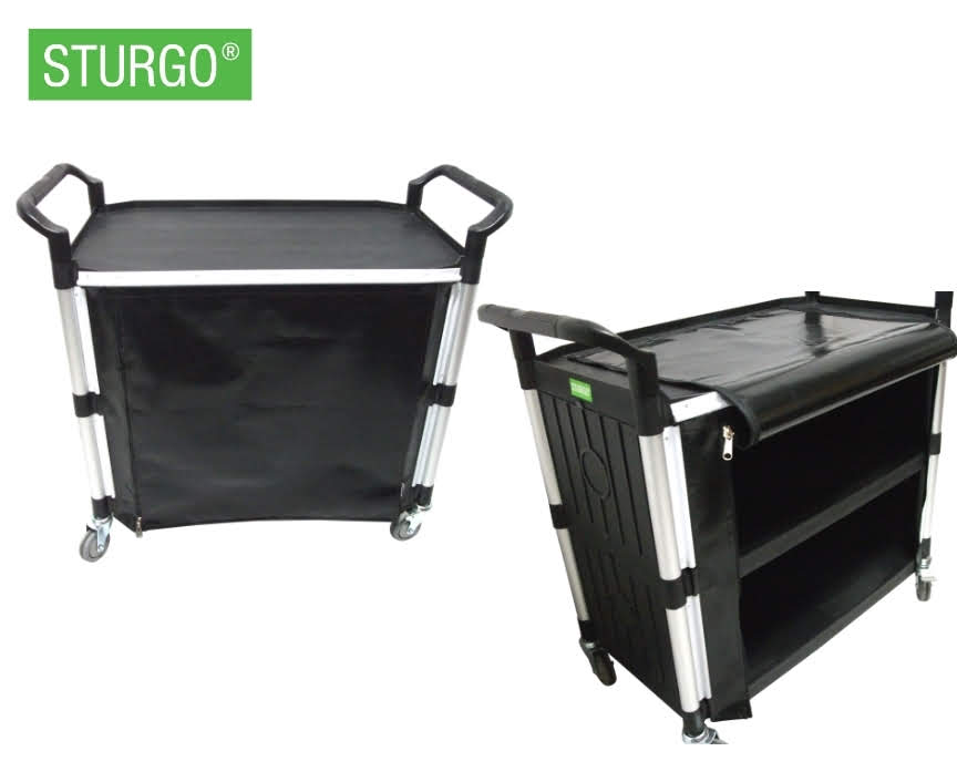 Custom STURGO® Service Cart with Vinyl Cover