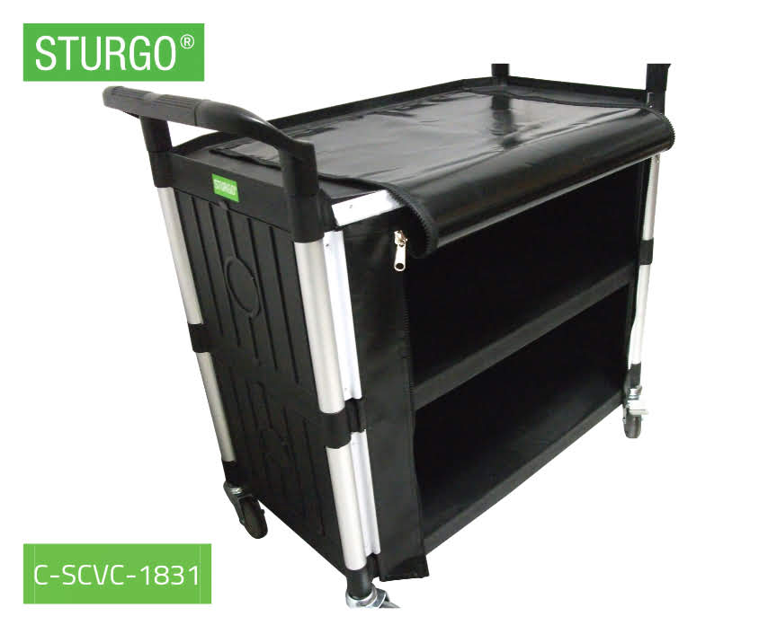 Custom STURGO® Service Cart with Vinyl Cover