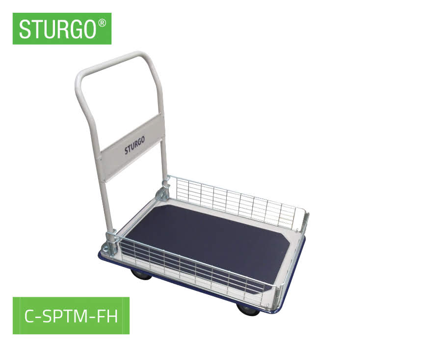 Custom STURGO® Platform Trolley with Mesh Lip