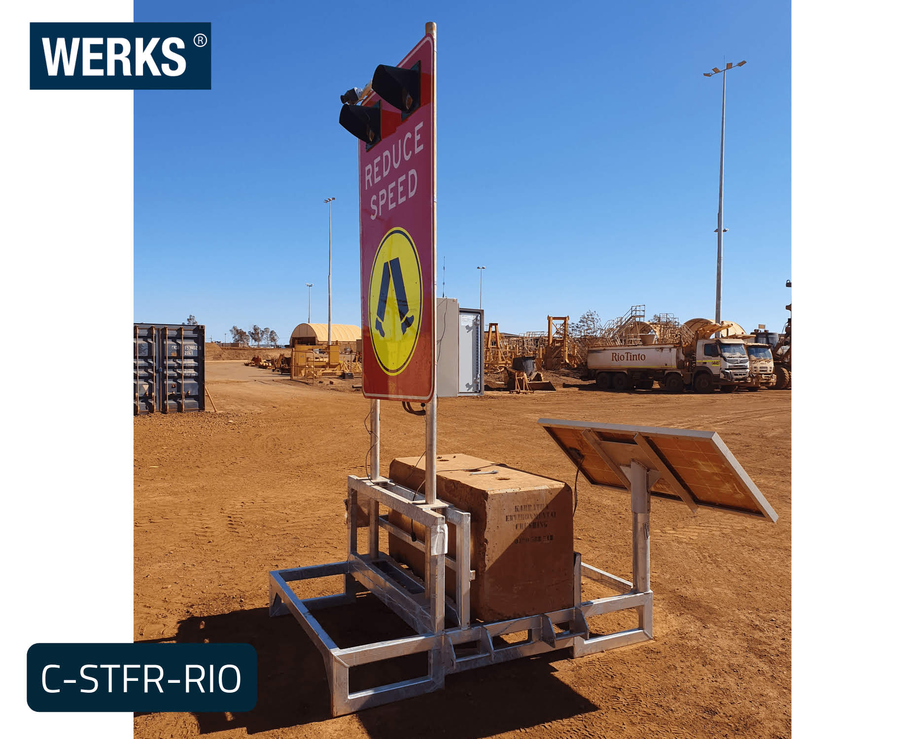 Custom WERKS® Steel Frame for Speed Sign