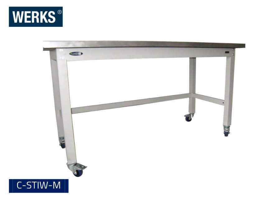 Custom WERKS® Steel Top Industrial Workbench