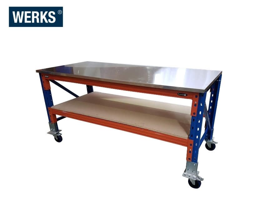 Custom WERKS® Steel Top Mobile Workbench