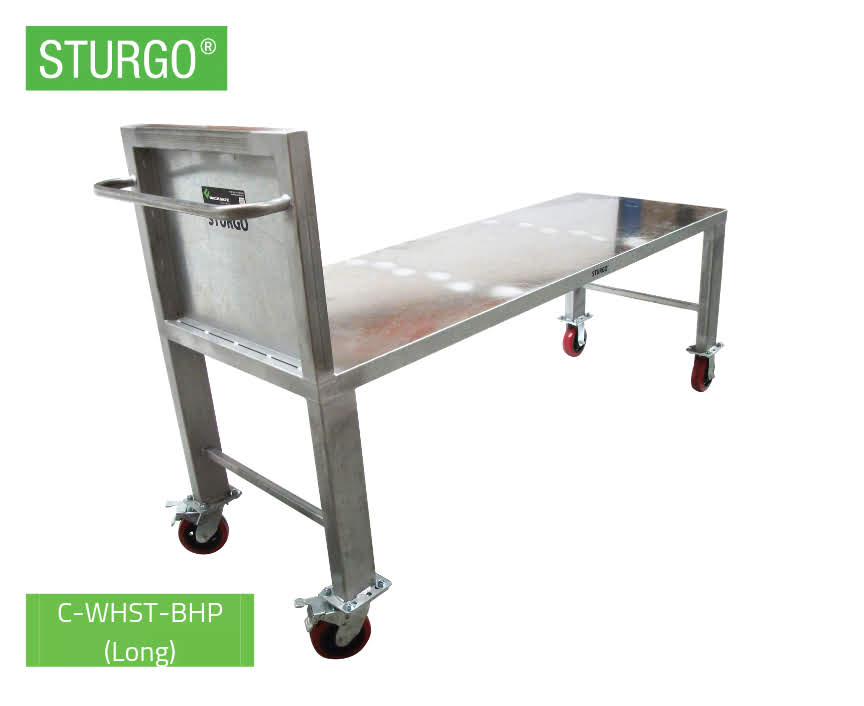 Custom STURGO® Steel Workbench Trolley
