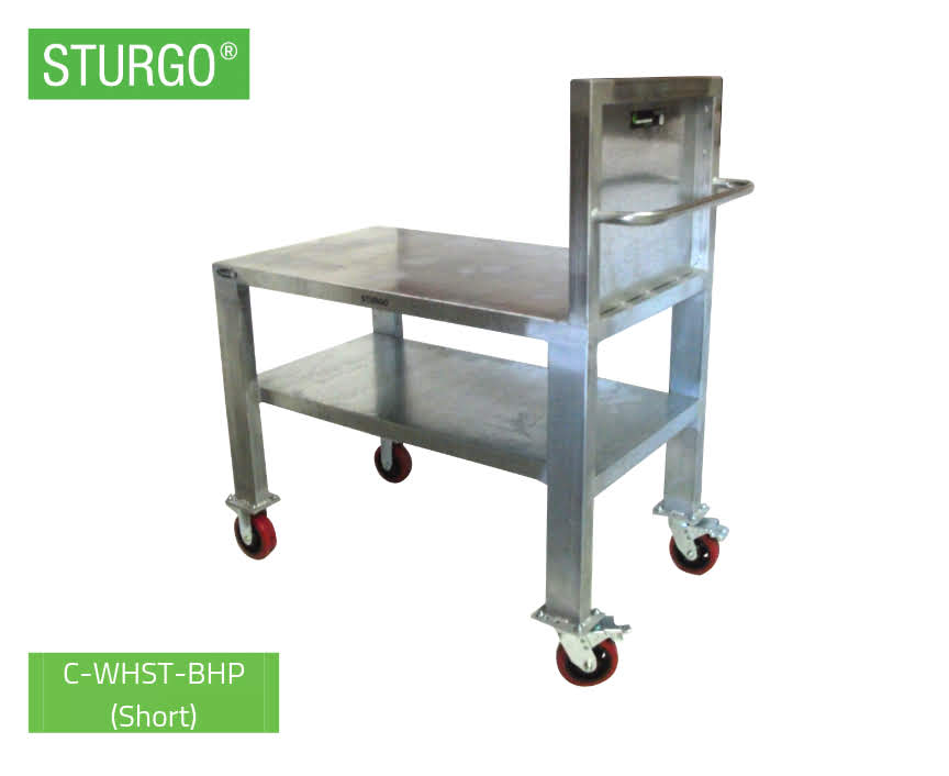 Custom STURGO® Steel Workbench Trolley