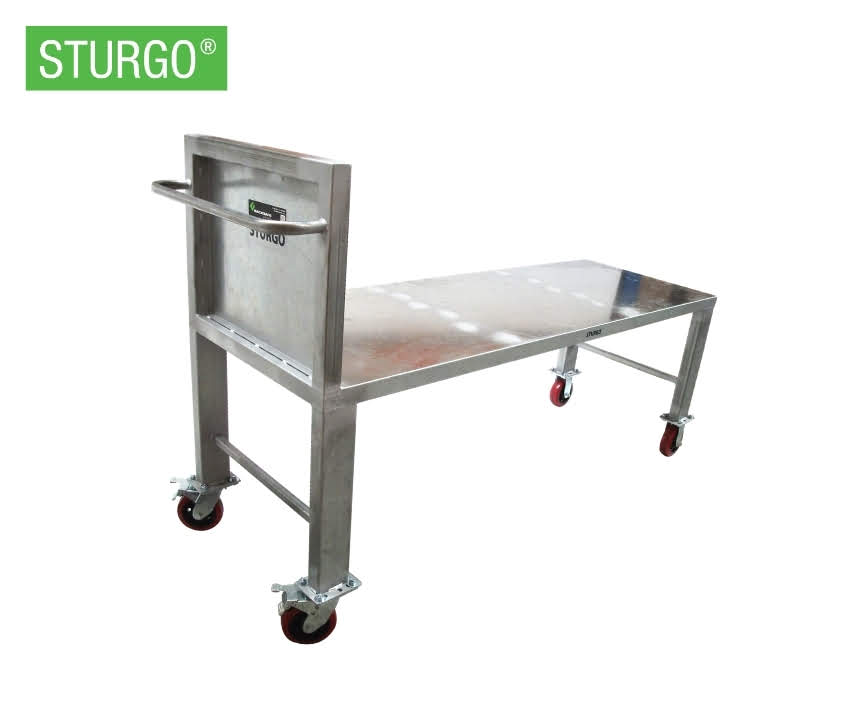 Custom STURGO® Steel Workbench Trolley
