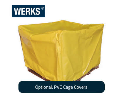 WERKS® Zinc Pallet Cages - Insert Feet Design