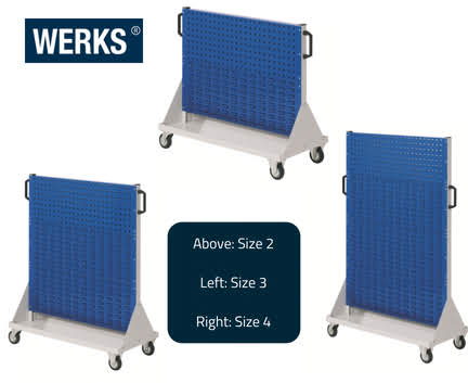 WERKS® Size 4 Storage Panel Trolleys