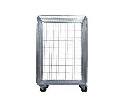 Security Double Roll Cage Trolley