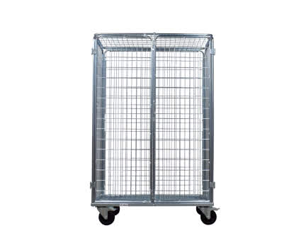 Security Double Roll Cage Trolley