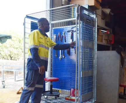 Buy A Security Double Roll Cage Trolley - Materials Handling Equipment ...