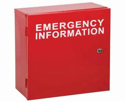 Emergency Information Storage Cabinet