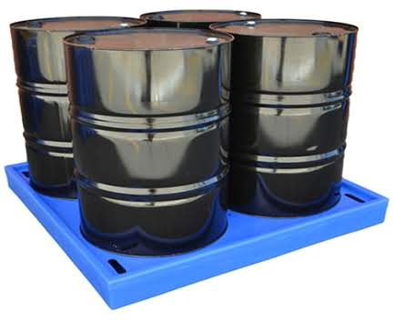 Low Profile Bunded Drum Pallets