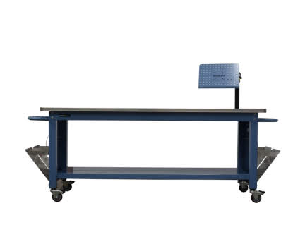 Mobile Workbench with Stainless Steel Top