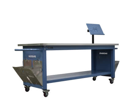 Mobile Workbench with Stainless Steel Top