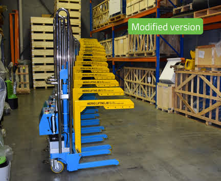 Electric Powered Table Lifter Trolley