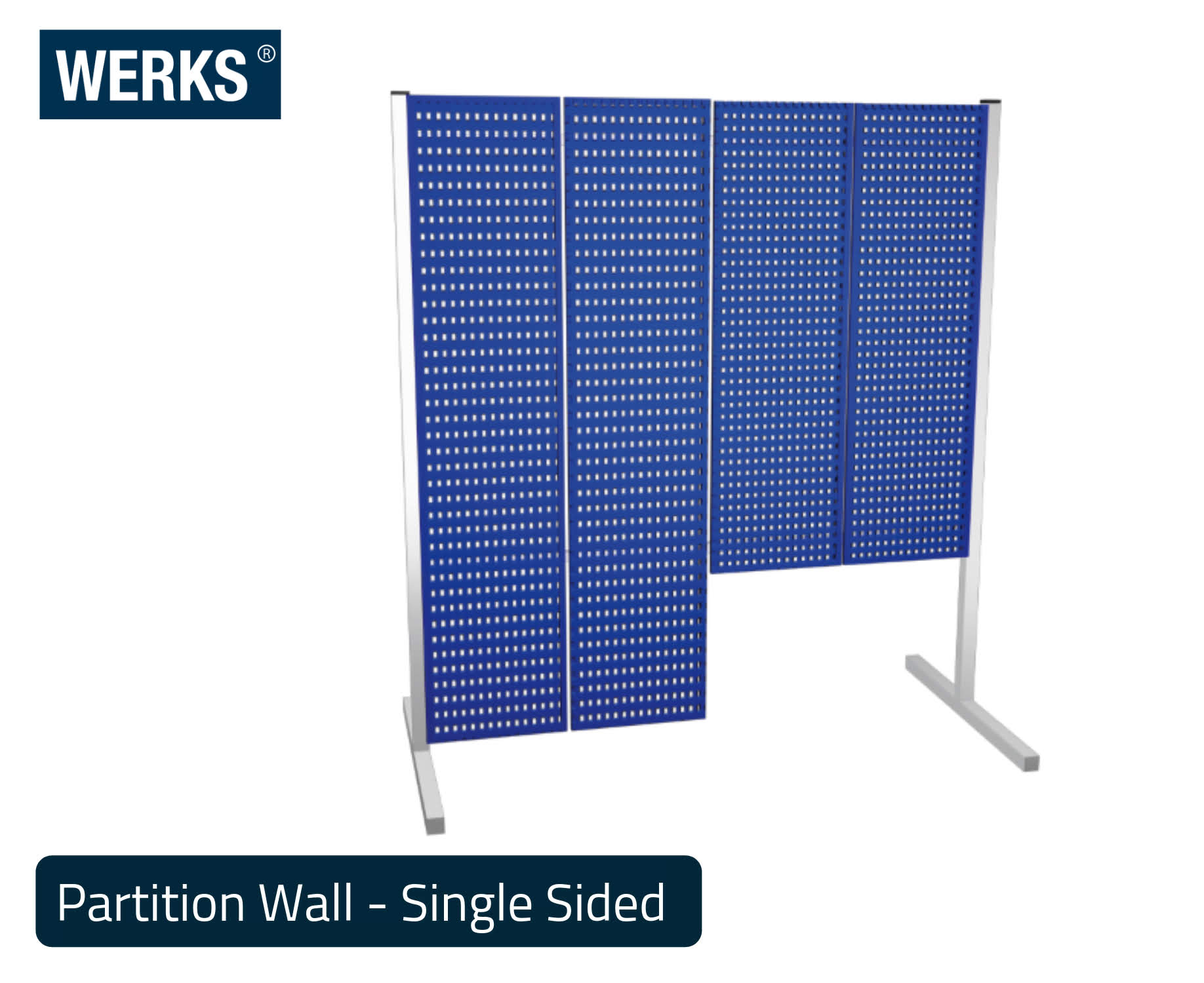 WERKS® Partition Walls - Perforated Panels