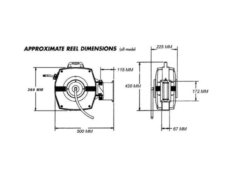 Retractable Safety Tape Reel