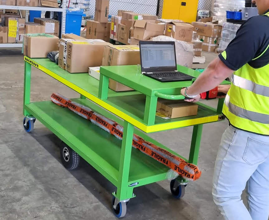 The Rhino Electric Warehouse Trolley