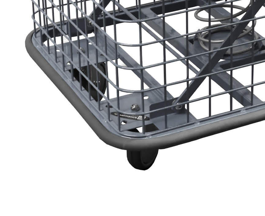 Spring-Base Mesh Trolley
