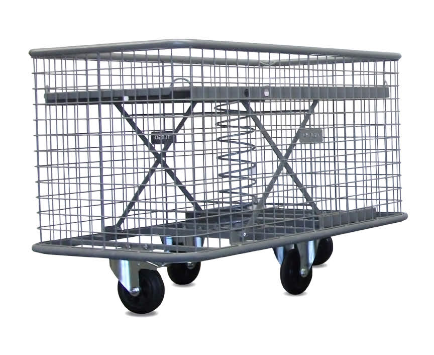 Spring-Base Mesh Trolley