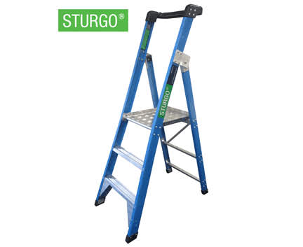 STURGO® Fibreglass Platform Ladder