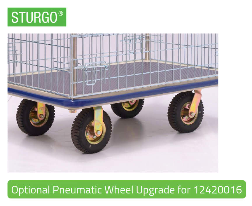 Single Platform Trolley - Mesh Sides