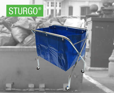 STURGO® Waste Trolley With Bag