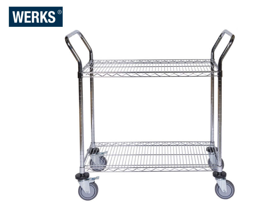 WERKS® Cleanspan 2 Tier Trolley