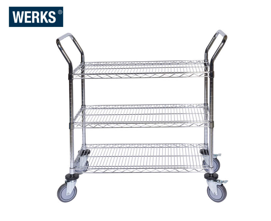 WERKS® Cleanspan 3 Tier Trolley