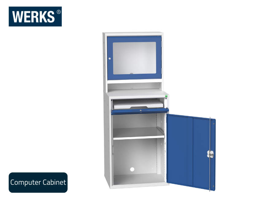 WERKS® Computer Cabinet Workstation