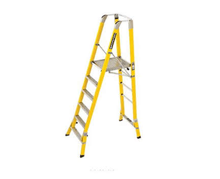 Fibreglass Wide Platform Ladder