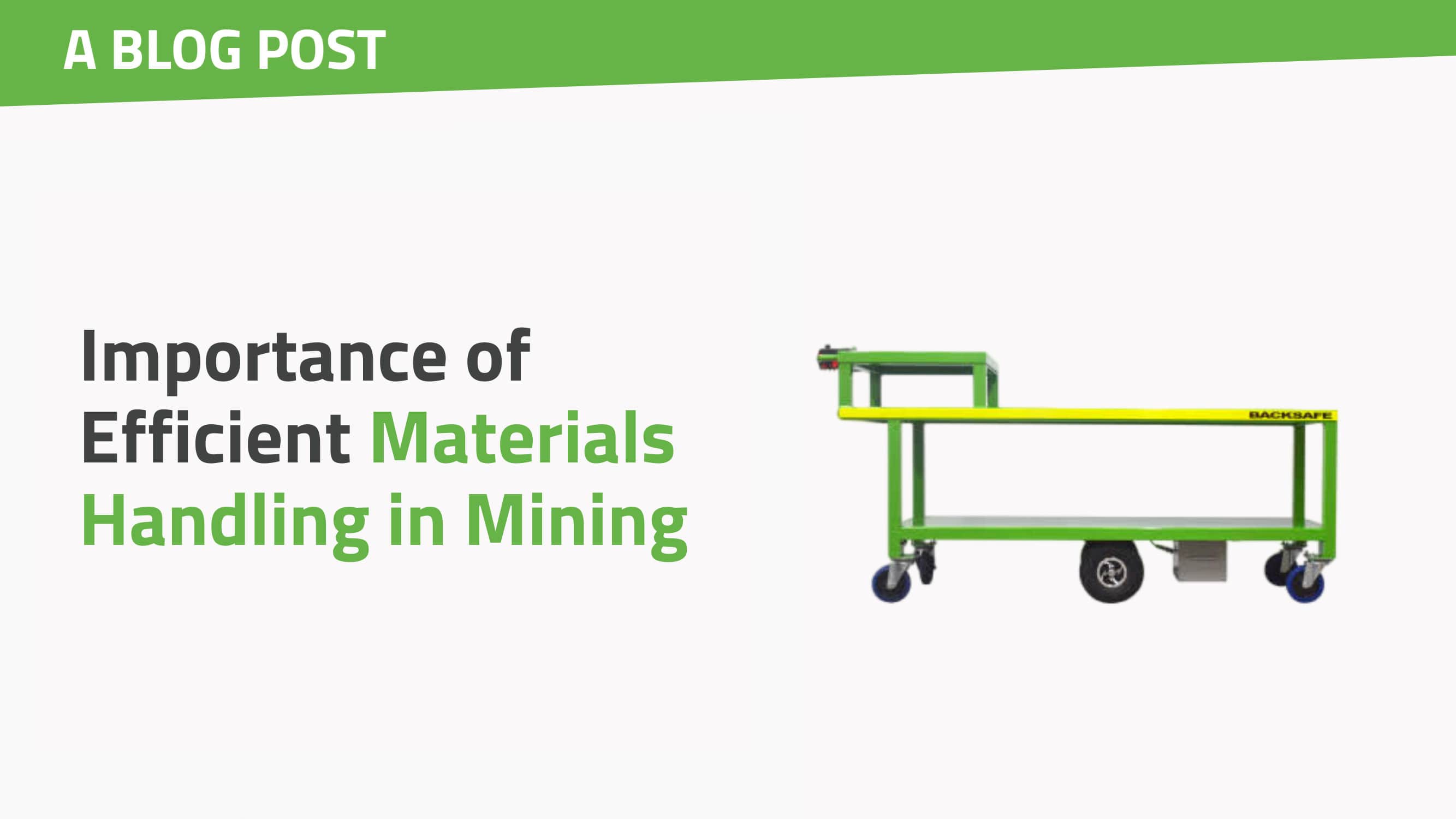 The Importance of Efficient Materials Handling in Mining teaser