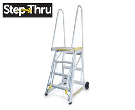 Step Thru Platform Ladder