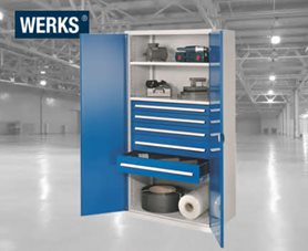 WERKS® Heavy Duty Drawer Cabinet- Model 44