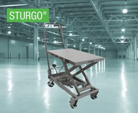 STURGO® Scissor Lift Trolley Aluminium