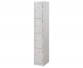 Steel Storage Lockers - 4 Tier