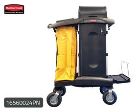 Custom Hi-Security Janitor's Trolley with Pneumatic Wheels